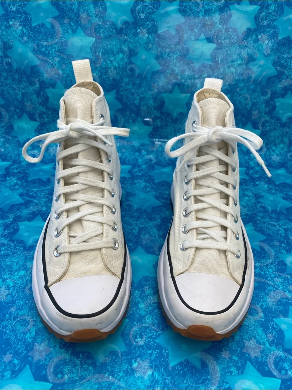Converse Unisex White Run Star Hike Platform Sneaker Sz US Men 6.5/US Women 8 - Picture 10 of 13
